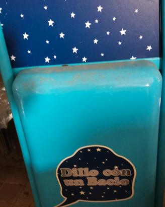 raro espositore baci perugina luminoso arredo