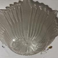 Plafoniera da bagno in vetro smerigliato