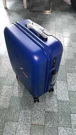 Trolley Tucano cabina  4 ruote policarbonato Blue