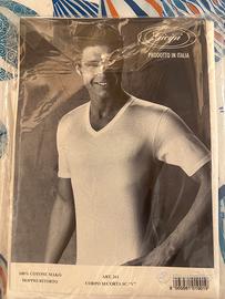 maglia intimo collo a V