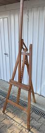 Cavalletto per pittori in legno