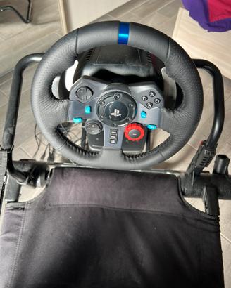 Sedile next level gt lite + volante logitech g29