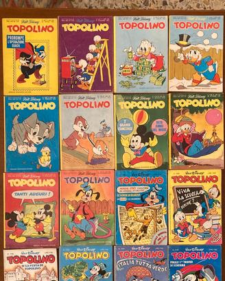 Lotto n. 16 fumetti di Topolino