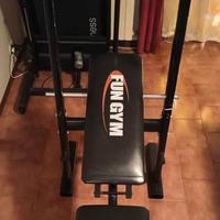 Panca + bilanciere + pesi