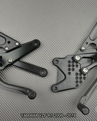 Pedane arretrate YAMAHA YZF R1 2009 - 2014