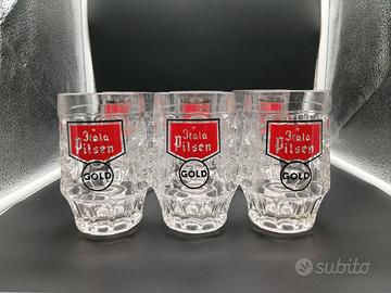 Set 6 Boccali Birra Vintage Itala Pilsen