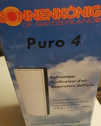 PURIFICATORE D'ARIA "PURO 4" MADE IN SVIZZERA