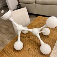 Lampadario Ideal Lux Nodino PL5 Bianco