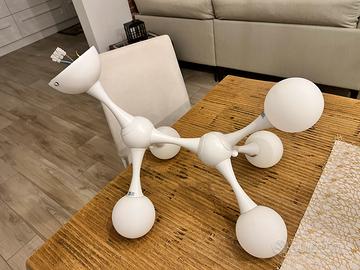 Lampadario Ideal Lux Nodino PL5 Bianco