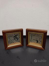 Quadretti in metallo 