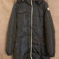 Piumino donna stile Moncler – Scuro con dettagli a