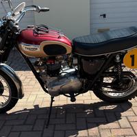 Moto Triumph Tr6 -1969 S.Mc Queen ISDE
