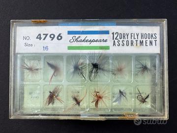 Mosche secche Shakespeare Vintage Shimano Daiwa