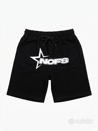 Shorts NOFS Nofate Studio Neri Pantaloncini