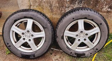 Pneumatici invernali Dunlop WR2 195/65 R15 +cerchi