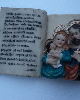 libro in resina con preghiere