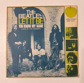 45 giri THE BEATLES LET IT BE ottime cond
