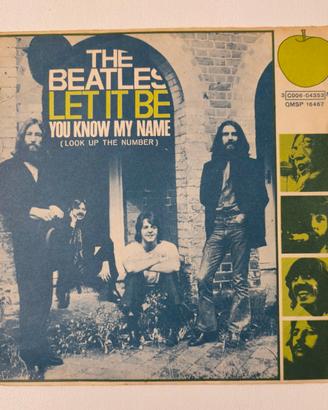 45 giri THE BEATLES LET IT BE ottime cond