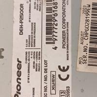 Autoradio pioneer DEH-P2500R,