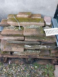 bancale di cordoli usati