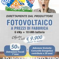 FOTOVOLTAICI DI ULTIMA GENERAZIONE 