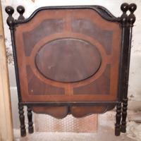 2 LETTI FERRO ANTICHI CON RETI ORIGINALI 