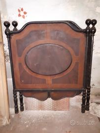 2 LETTI FERRO ANTICHI CON RETI ORIGINALI 