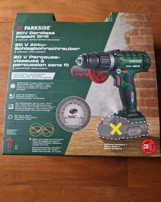 trapano a percussione ricaricabile parkside 