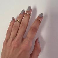 Set anello dorati