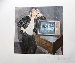 Joni Mitchell Rarissima stampa con firma