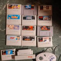 Lotto console Super Nintendo e giochi