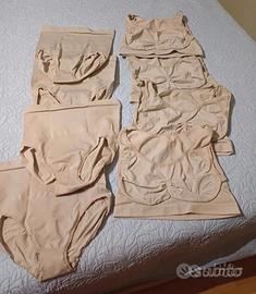 4 reggiseni + 4 mutande donna