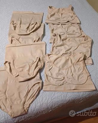 4 reggiseni + 4 mutande donna