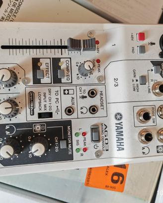 Scheda audio / mixer Yamaha AG03