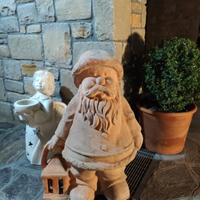 Babbo Natale NUOVI Terracotta ARTIGIANALI