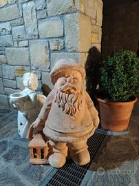 Babbo Natale NUOVI Terracotta ARTIGIANALI