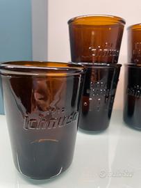 Set 6 bicchieri da collezione Ichnusa 1912 - vetro