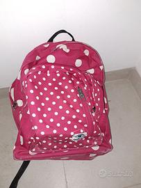 Zaino Invicta Flip Fantasy Rosa a Pois 38L