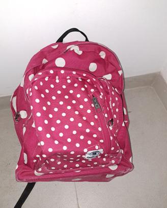 Zaino Invicta Flip Fantasy Rosa a Pois 38L