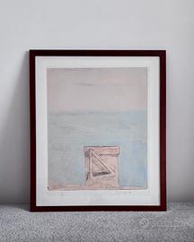 PIERO GUCCIONE - Litografia mare, 50x70, 1981