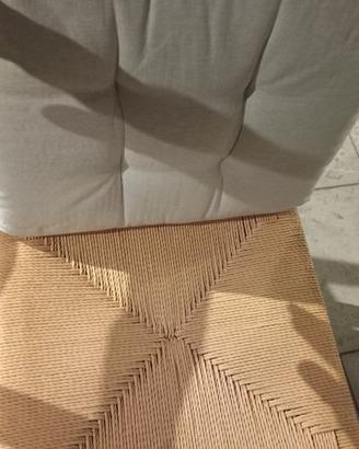 sedie in legno massello  