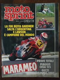 Rivista MOTOSPRINT numero 35 del 1988