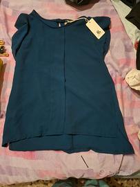 maglietta donna blu