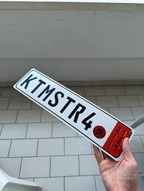 decorazione targa in alluminio germania LEGGI DESC