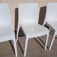 Sedie in policarbonato bianco 