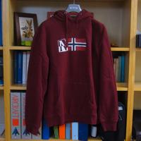 Felpa Napapijri maniche lunghe con cappuccio