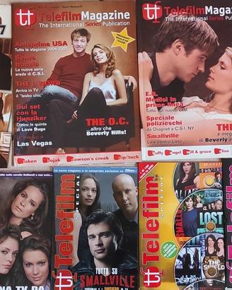 serie tv telefilm giornali riviste anni 2000