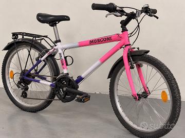 Bici Mosconi rosa 20 pollici con cambio