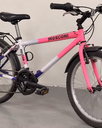 Bici Mosconi rosa 20 pollici con cambio