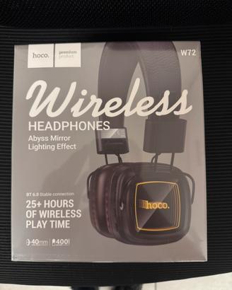 Cuffie Wirless Hoco W72 Bluetooth 6.0, nuove